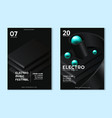 electronic music fest and electro summer wave vector image vector image