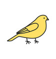 canary color icon vector image