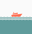 cruise liner vector image vector image