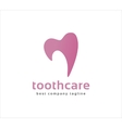 abstract dental tooth logo icon concept logotype vector image