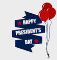 happy presidents day banner design vector image vector image