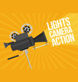 video camera flat design vector image