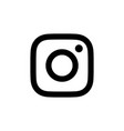 instagram icon vector image vector image