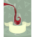 wine background vector image