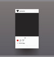 social network template on grey color back vector image