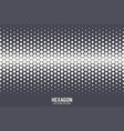 hexagonal shapes geometric technology extreme vector image