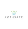 lotus flower vector image