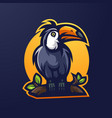 taucan mascot logo design with modern vector image vector image