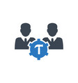 repair team icon vector image