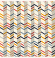 fashion chevron pattern in yellow and teal colors vector image vector image