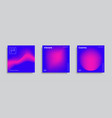 design template with vibrant gradient shapes vector image