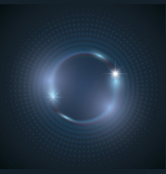 Light effect on transparent Royalty Free Vector Image