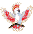 pink cockatoo vector image