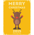 merry christmas vector image vector image