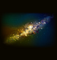 abstract open space background starfield universe vector image