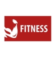 logo fitness vector image