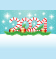 christmas 2021 with balls vector image