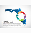 florida organization community people vector image