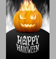 happy halloween background vector image vector image