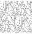cute graphic crystal pattern vector image vector image