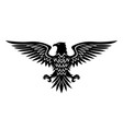 black eagle icon vector image vector image
