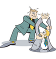 helping out business man vector image vector image