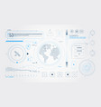 set of infographic elements about satellite vector image vector image