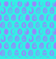 easter egg trendy seamless pattern vector image