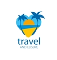 logo travel vector image