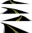 roads vector image vector image