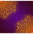 beautiful deco gold mandala patterned vector image