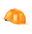 orange construction helmet vector image