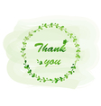 watercolor laurel vector image vector image