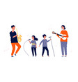 children singers music and vocal lessons vector image