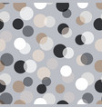 simple retro circle seamless pattern vector image