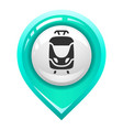 brighted map marker vector image vector image