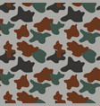 camouflage pattern background seamless classic vector image vector image