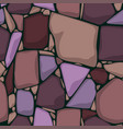seamless stone texture cartoon vector image vector image