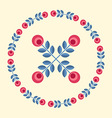 scandinavian flowers vector image vector image