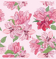 floral seamless pattern flower background vector image