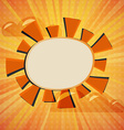 abstract sunny background vector image vector image