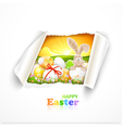 easter background vector image vector image