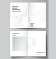 layout two a4 cover mockups templates vector image