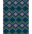 knitted bright seamless winter holiday pattern vector image