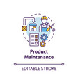 product maintenance concept icon vector image
