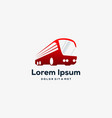 jet bus logo designs concept transport vector image