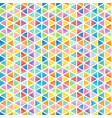 mosaic rainbow polygonal pattern watercolor vector image