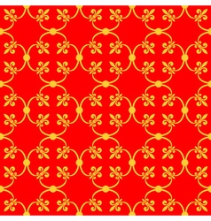 Red royal pattern Royalty Free Vector Image - VectorStock