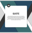 quote background creative modern material design vector image