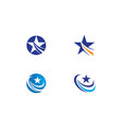 star logo template vector image